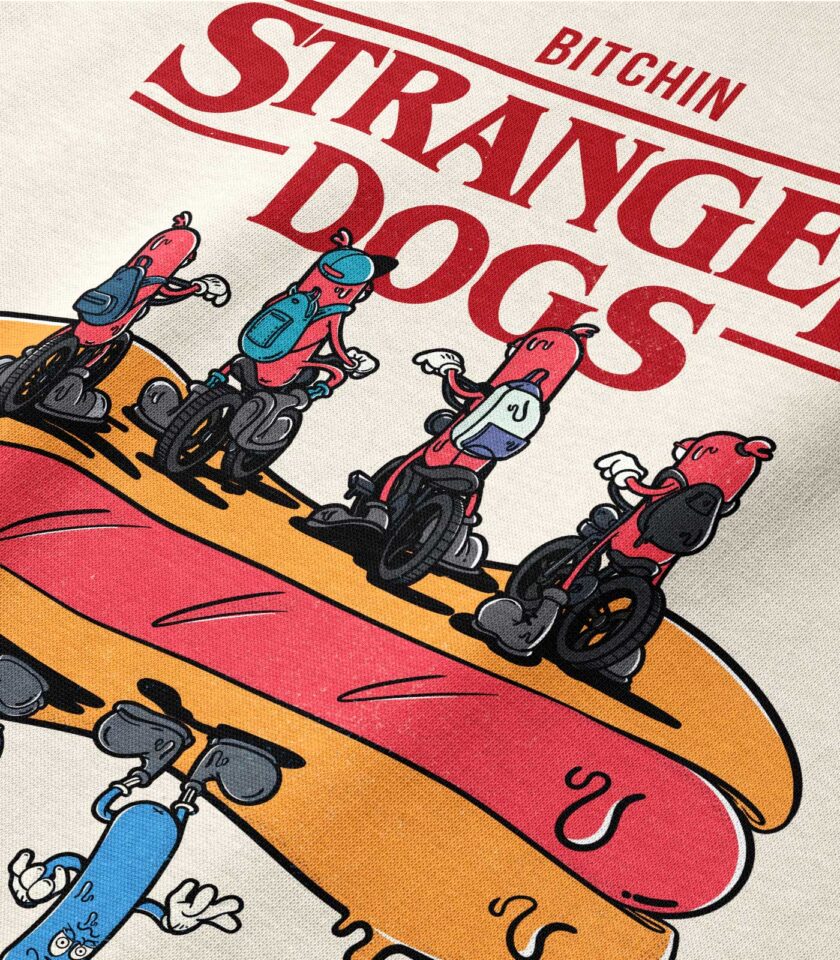 Stranger Dogs Heavyweight Organic Hoodie - Image 3