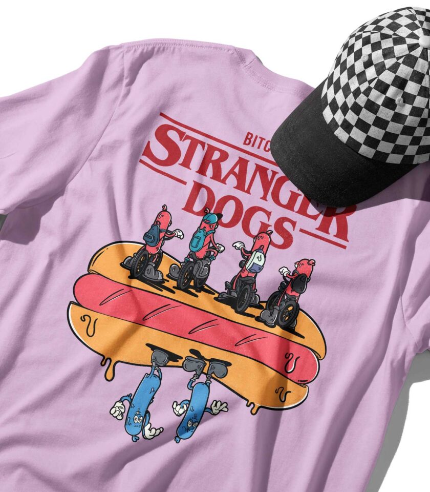 Stranger Dogs Organic Heavyweight T-Shirt - Image 9