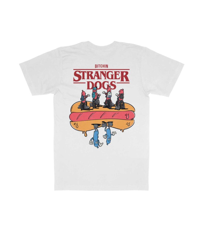 Stranger Dogs Organic Heavyweight T-Shirt - Image 4