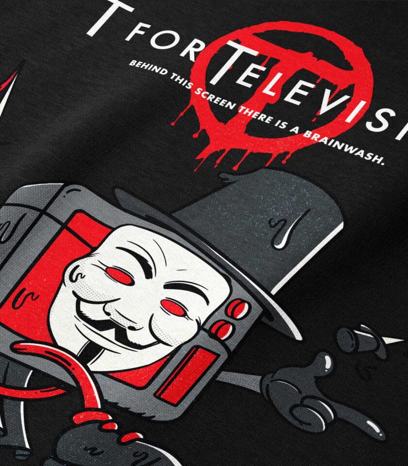 T for Television Heavyweight Organic Hoodie - Image 6