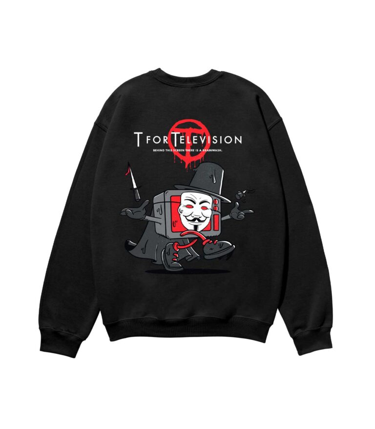 T for Television Heavyweight Organic Sweatshirt Sand