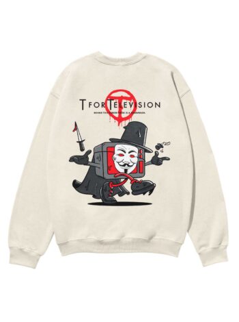 T for Television Heavyweight Organic Sweatshirt Sand