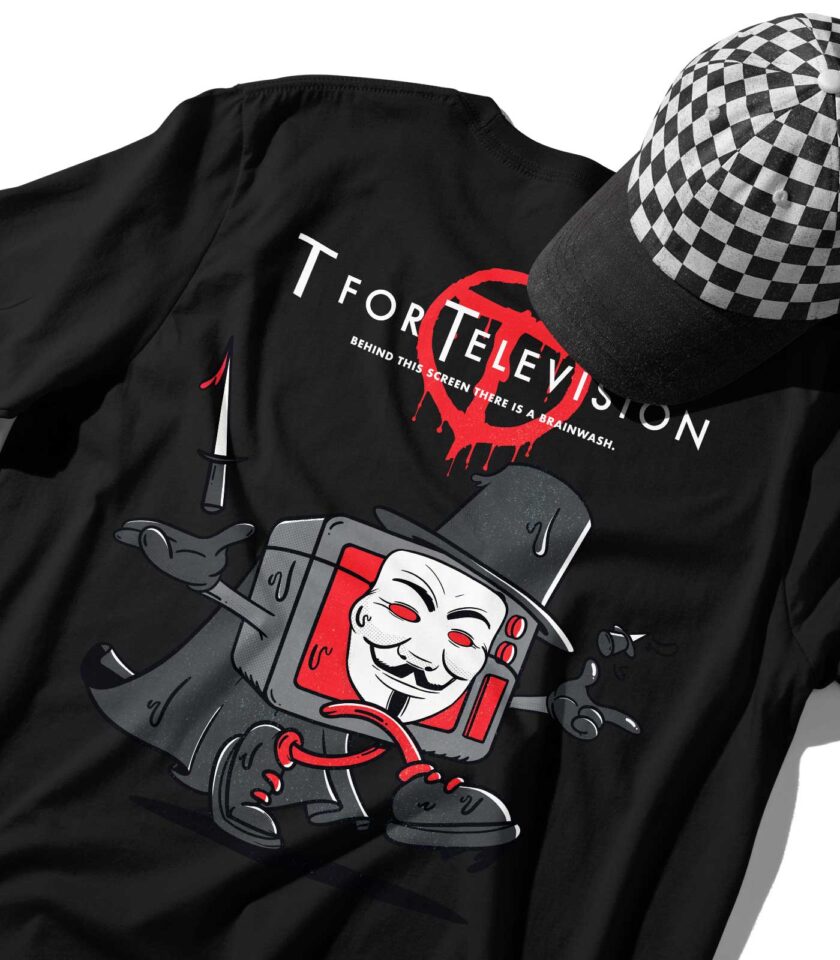 T for Television Organic Heavyweight T-Shirt - Image 12