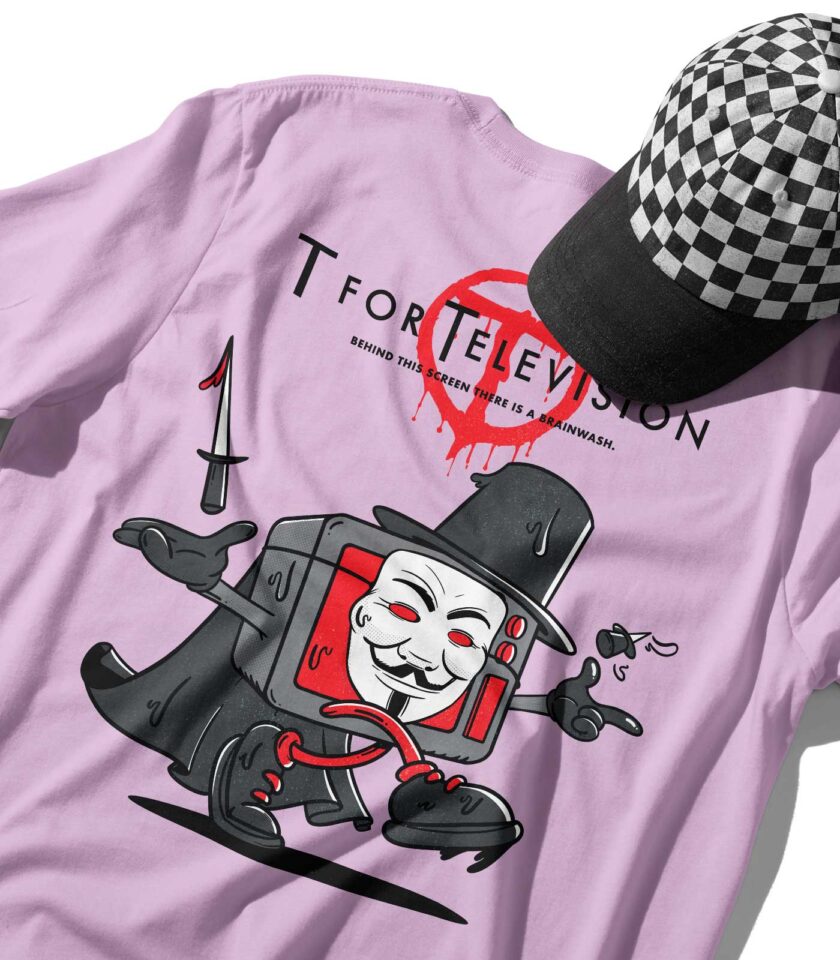 T for Television Organic Heavyweight T-Shirt - Image 9