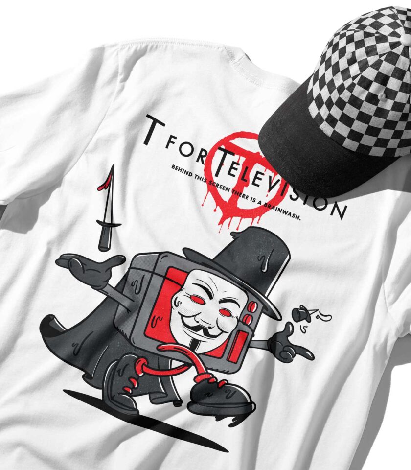 T for Television Organic Heavyweight T-Shirt - Image 6