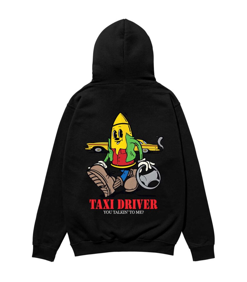 Taxi Driver Heavyweight Organic Hoodie - Image 4