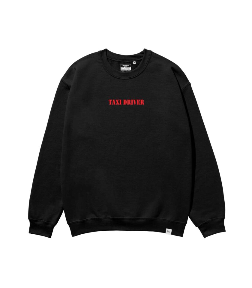 Taxi Driver Heavyweight Organic Sweatshirt Sand - Image 5