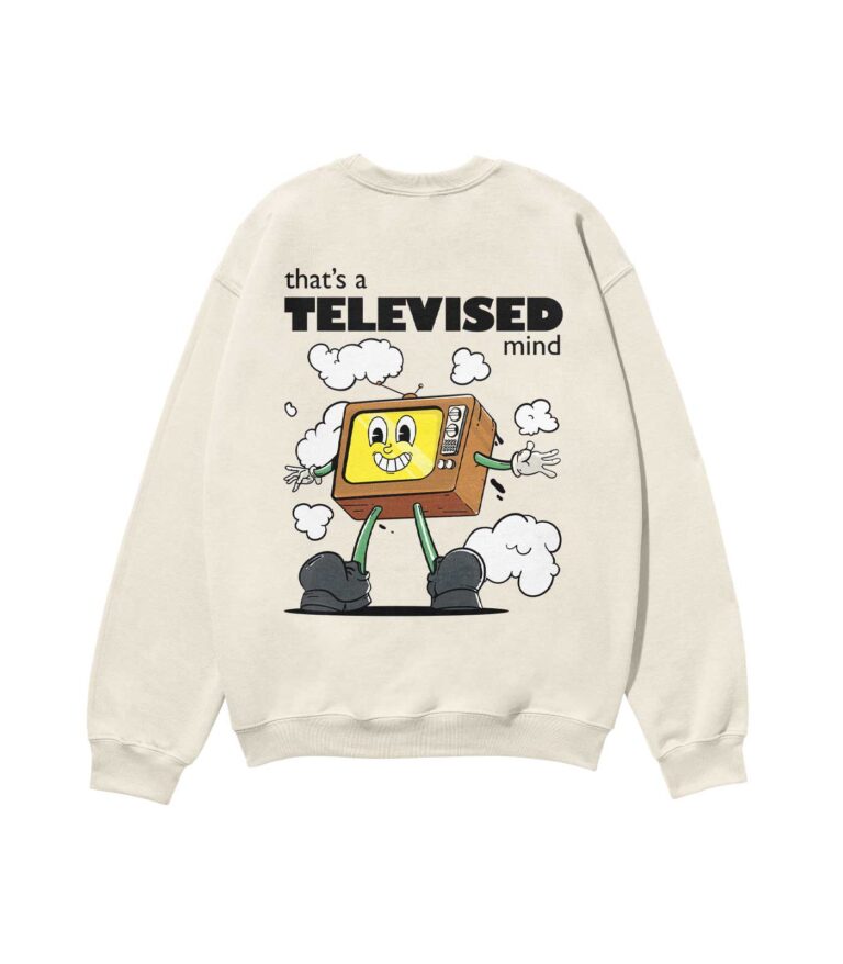 Televised Mind Heavyweight Organic Sweatshirt Sand