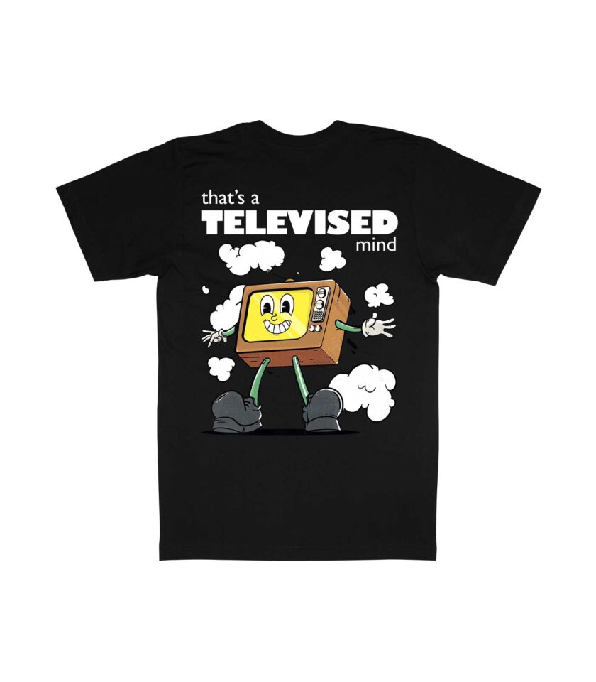 Televised Mind Organic Heavyweight T-Shirt - Image 10