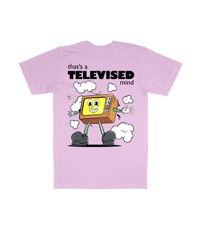 Televised Mind Organic Heavyweight T-Shirt - Image 7