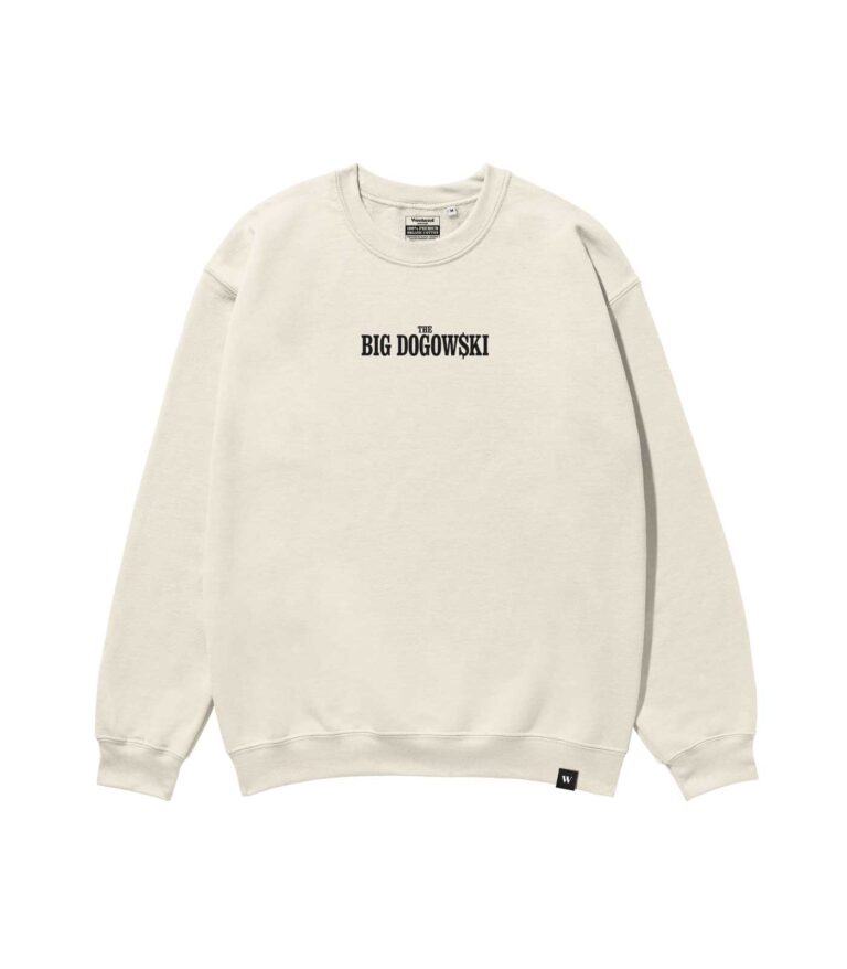 The Big Dogowski Heavyweight Organic Sweatshirt Sand
