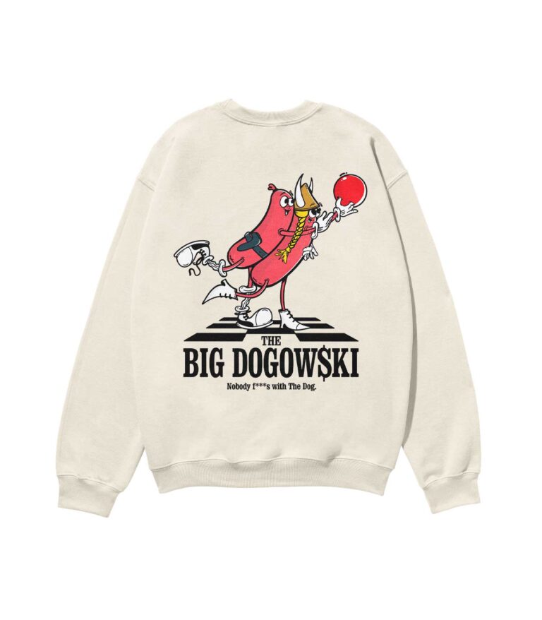 The Big Dogowski Heavyweight Organic Sweatshirt Sand