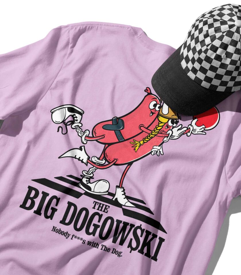 The Big Dogowski Organic Heavyweight T-Shirt - Image 9