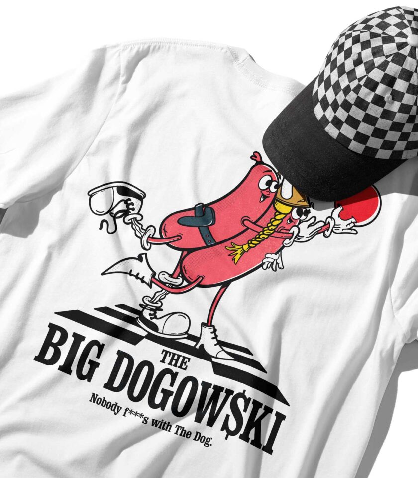 The Big Dogowski Organic Heavyweight T-Shirt - Image 6