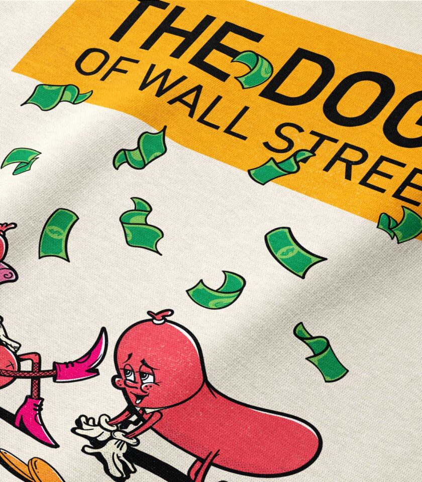 The Dogs of Wall Street Heavyweight Organic Sweatshirt Sand - Image 3