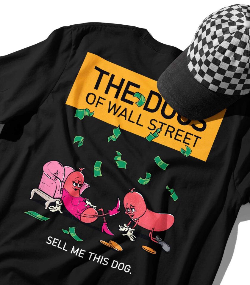 The Dogs of Wall Street Organic Heavyweight T-Shirt - Image 12