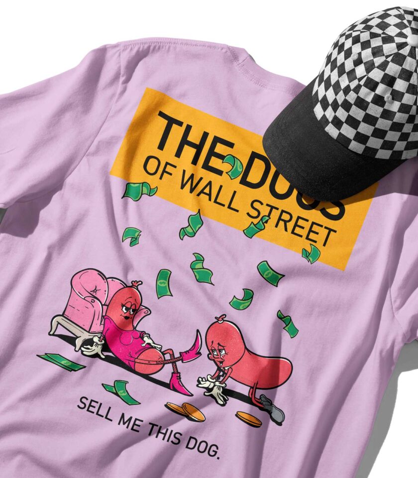 The Dogs of Wall Street Organic Heavyweight T-Shirt - Image 9