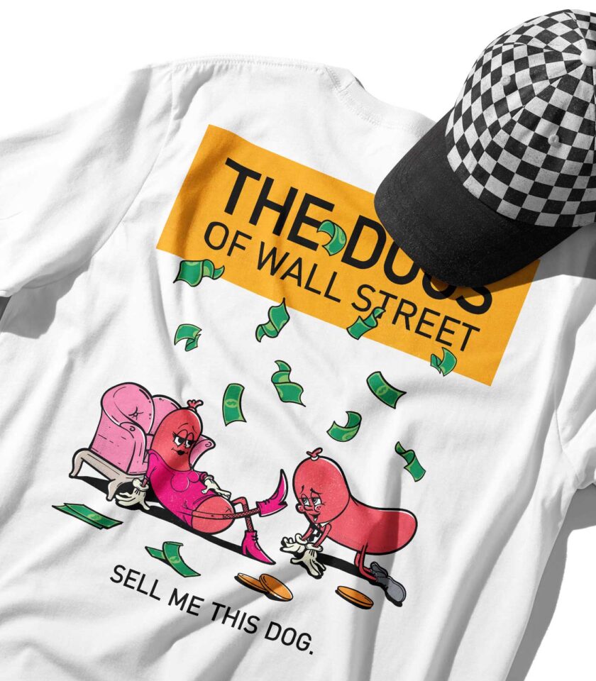 The Dogs of Wall Street Organic Heavyweight T-Shirt - Image 6