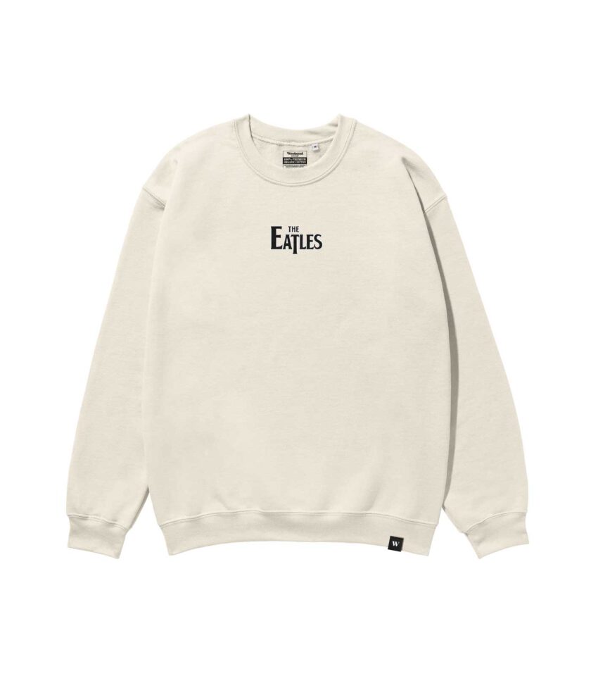 The Eatles Heavyweight Organic Sweatshirt Sand - Image 2