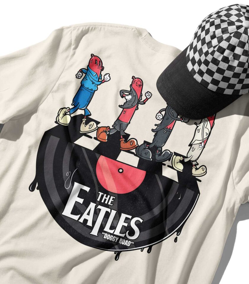 The Eatles Organic Heavyweight T-Shirt - Image 3