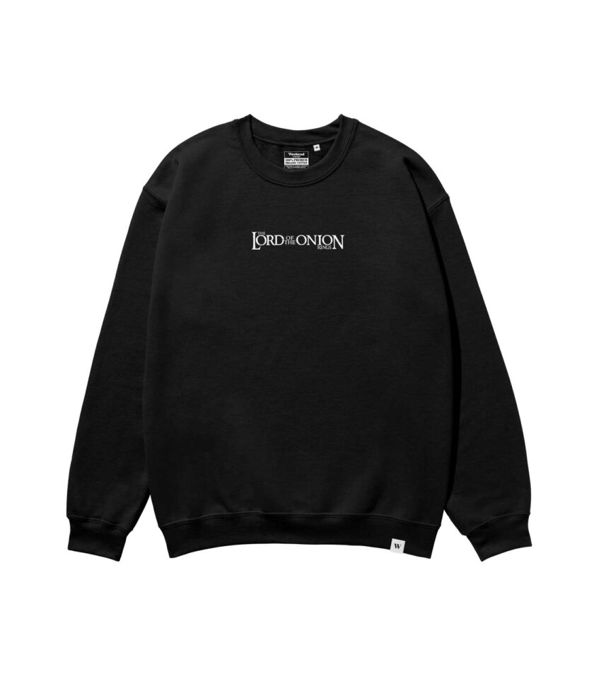 The Lord of the Onion Rings Heavyweight Organic Sweatshirt Sand - Image 5