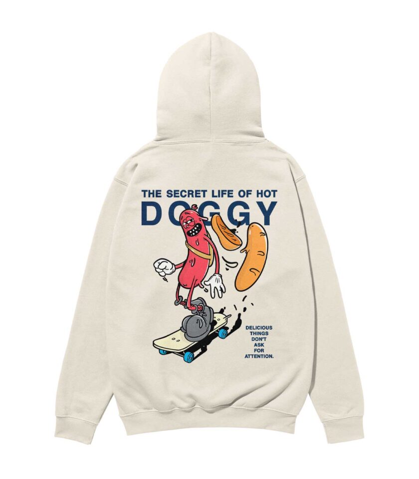 The Secret Life of Hot Doggy Heavyweight Organic Hoodie
