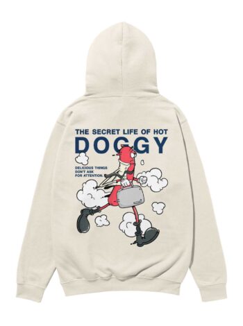 The Secret Life of Hot Doggy Heavyweight Organic Hoodie