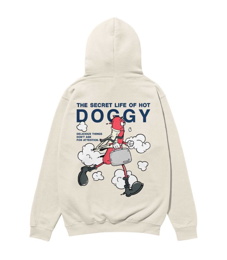 The Secret Life of Hot Doggy Heavyweight Organic Hoodie