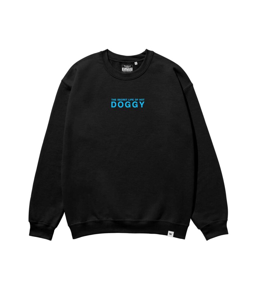 The Secret Life of Hot Doggy Heavyweight Organic Sweatshirt Sand - Image 5