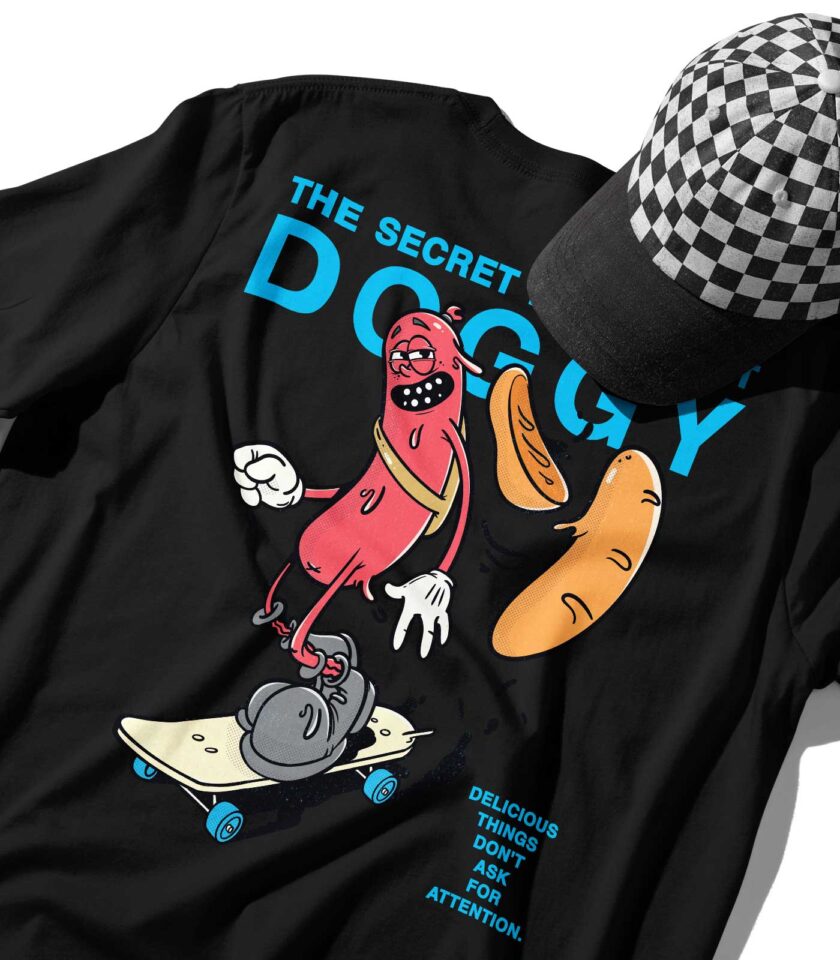 The Secret Life of Hot Doggy Organic Heavyweight T-Shirt - Image 12