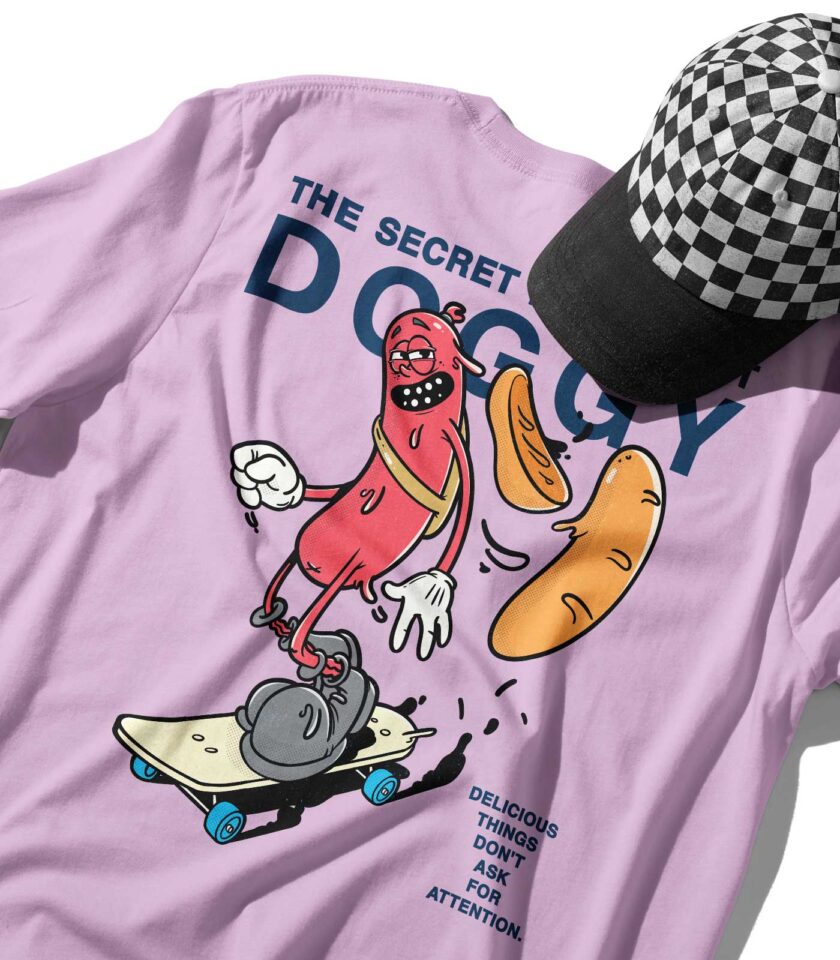 The Secret Life of Hot Doggy Organic Heavyweight T-Shirt - Image 9