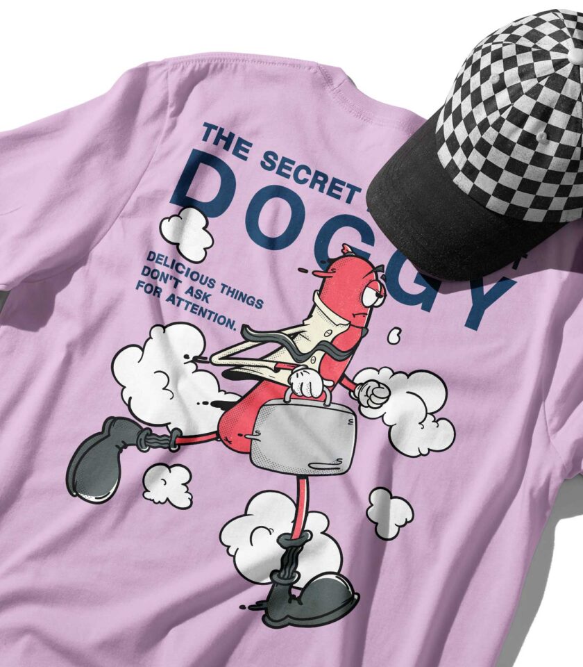 The Secret Life of Hot Doggy Organic Heavyweight T-Shirt - Image 9