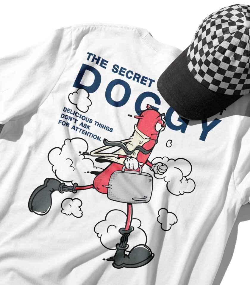 The Secret Life of Hot Doggy Organic Heavyweight T-Shirt - Image 6