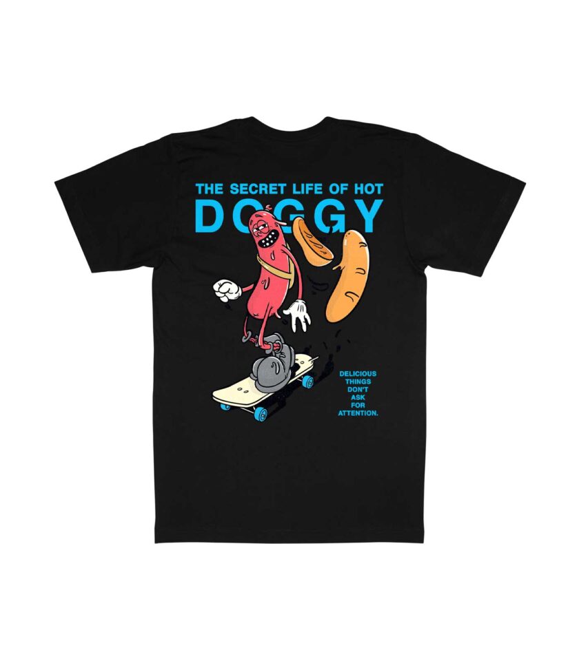 The Secret Life of Hot Doggy Organic Heavyweight T-Shirt - Image 10