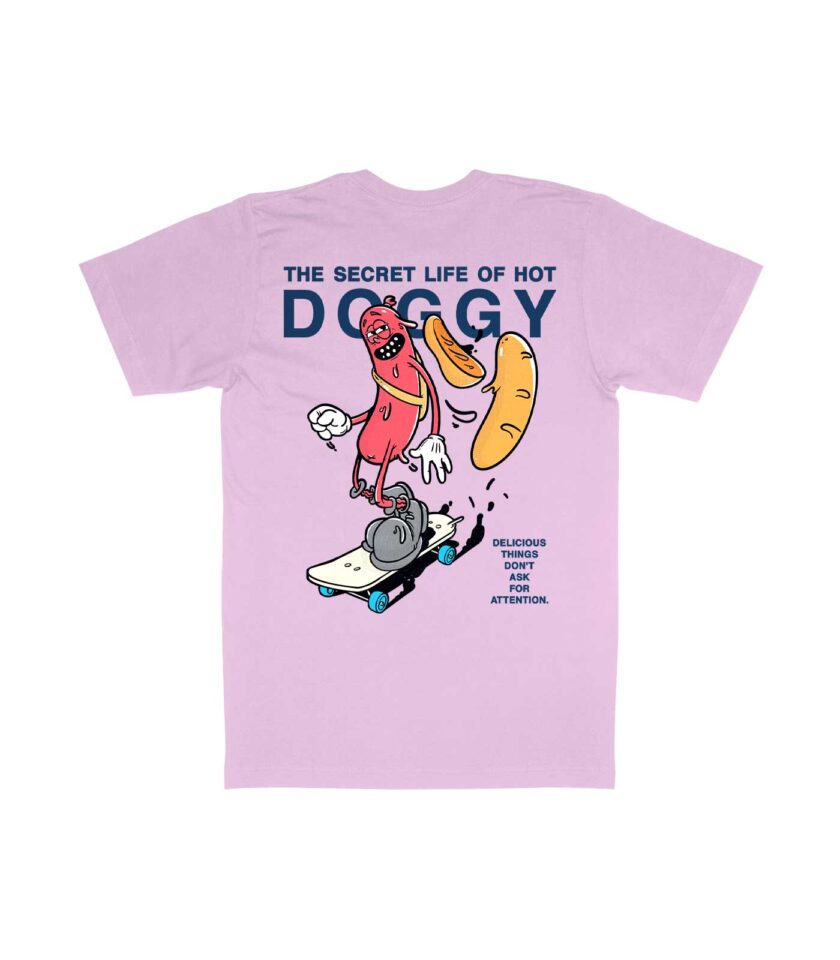 The Secret Life of Hot Doggy Organic Heavyweight T-Shirt - Image 7