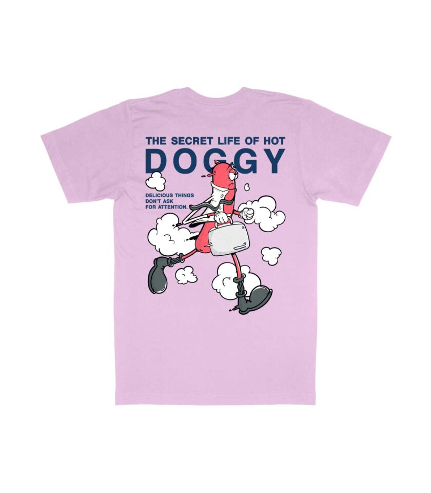 The Secret Life of Hot Doggy Organic Heavyweight T-Shirt - Image 7