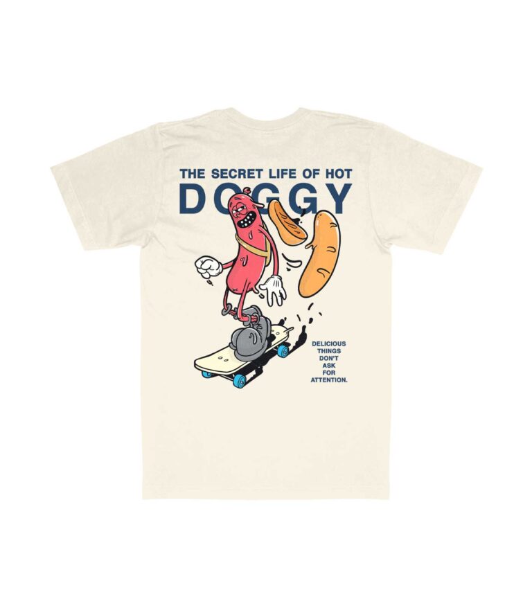 The Secret Life of Hot Doggy Organic Heavyweight T-Shirt
