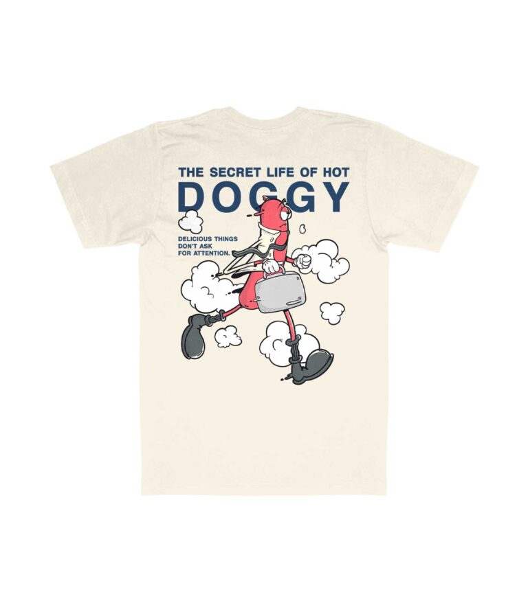 The Secret Life of Hot Doggy Organic Heavyweight T-Shirt