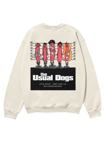 The Usual Dogs Heavyweight Organic Sweatshirt Sand