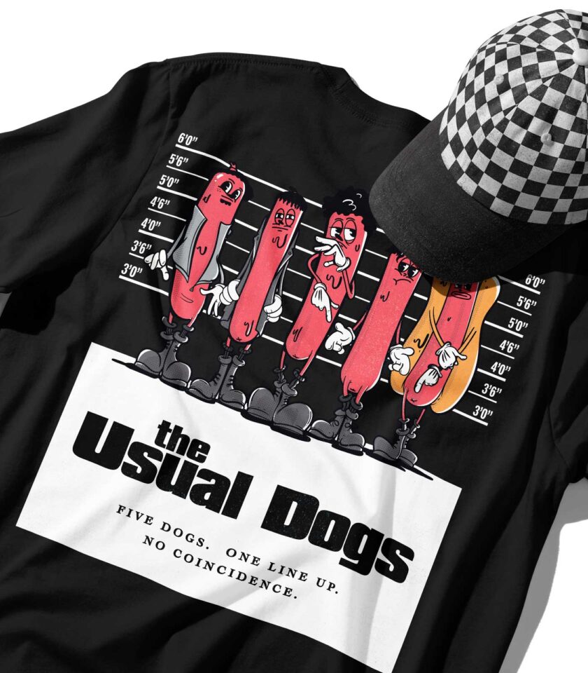 The Usual Dogs Organic Heavyweight T-Shirt - Image 12