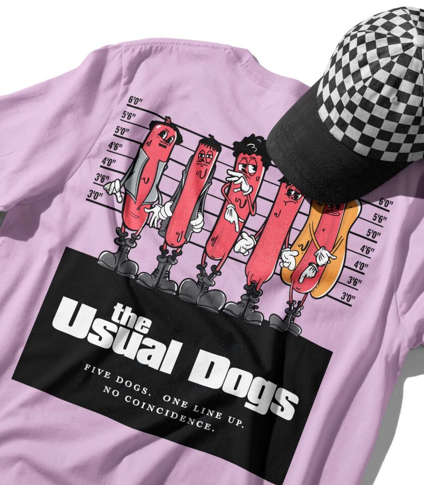 The Usual Dogs Organic Heavyweight T-Shirt - Image 9