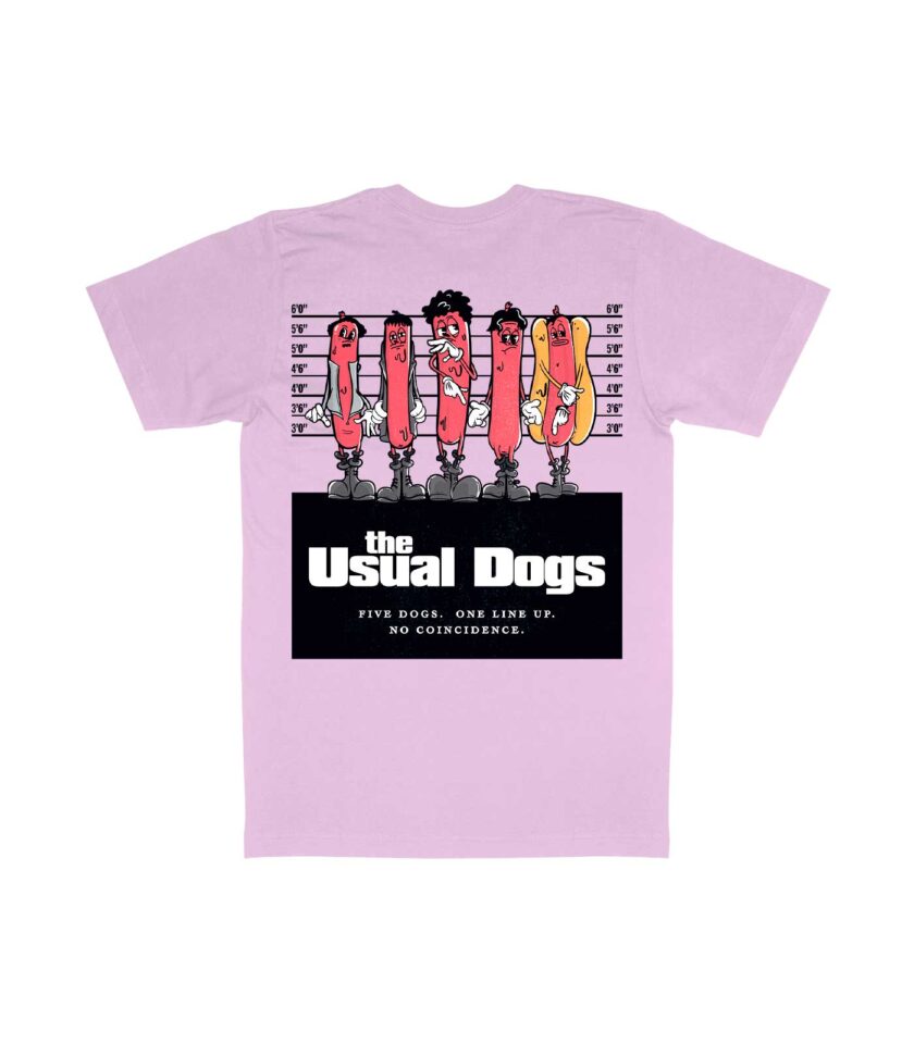 The Usual Dogs Organic Heavyweight T-Shirt - Image 7