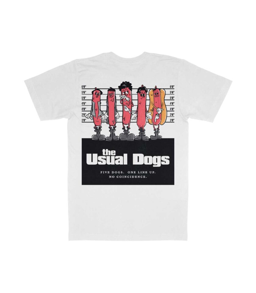 The Usual Dogs Organic Heavyweight T-Shirt - Image 4