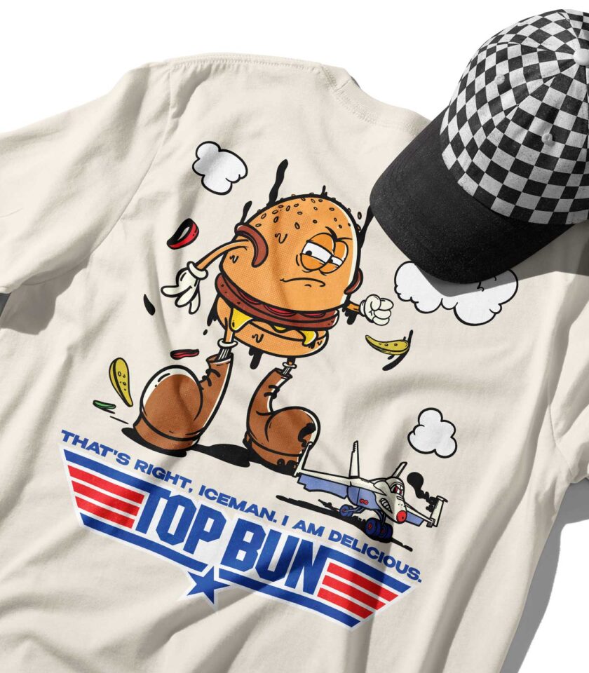 Top Bun Organic Heavyweight T-Shirt - Image 3