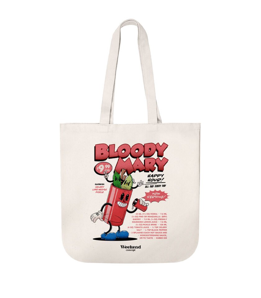 Bloody Mary Organic Spring Tote Bag