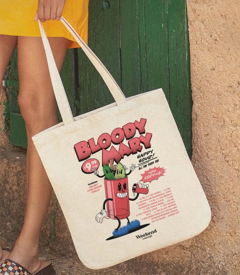 Bloody Mary Organic Spring Tote Bag - Image 2