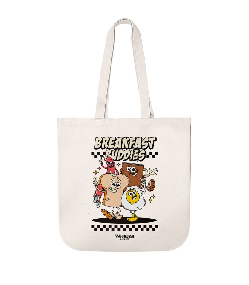 Breakfast Buddies Organic Spring Tote Bag