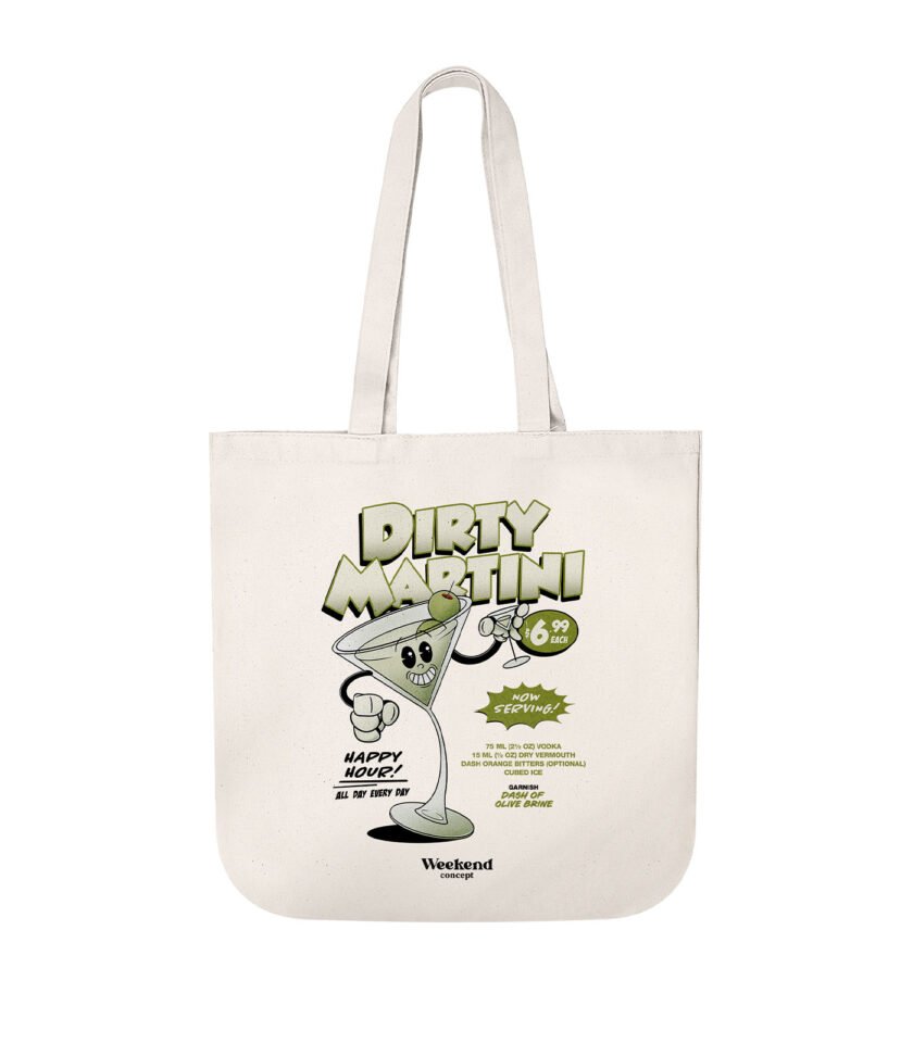 Dirty Martini Organic Spring Tote Bag