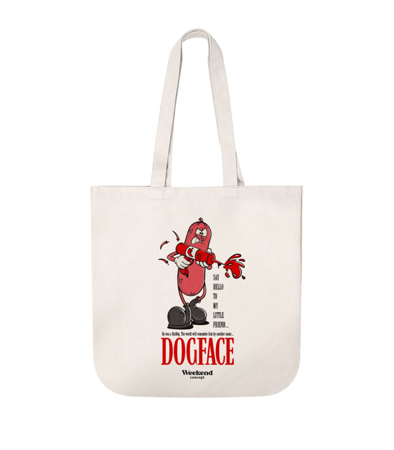 Dogface Organic Spring Tote Bag