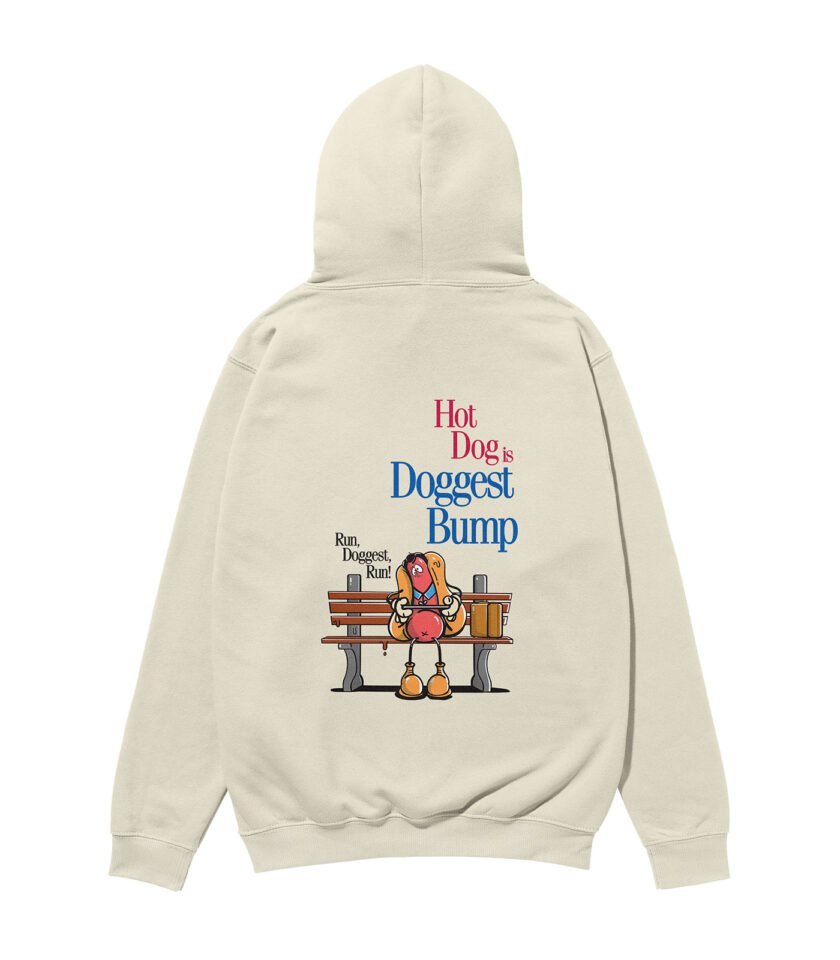 Doggest Bump Heavyweight Organic Hoodie Stone